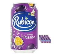 Rubicon Sparkling Passion Fruit Juice Drink Multipack, 24 x 330 ml