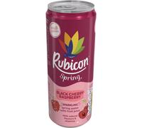 Rubicon Spring 12 Pack Black Cherry Raspberry Sparkling Spring Water w