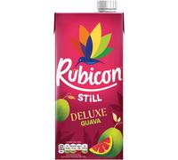 Rubicon Still Deluxe Guava Juice - Made with Real Handpicked Fruit Guava - Bold and Intense Tropical Juice Drink - Multipack Fruit Juice Cartons -