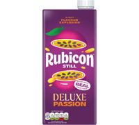 Rubicon Still Deluxe Passion Fruit Juice - Made with Real Handpicked Passion Fruit - Bold and Intense Tropical Juice Drink - Multipack Fruit Juice Ca