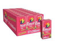 Rubicon Still Guava Juice - Made with Real Handpicked Fruit Guava - Bold and Intense Tropical Juice Drink - Multipack Fruit Juice Cartons - 27 x 288m