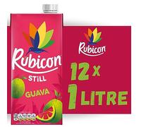 Rubicon Still Guava Juice - Made with Real Handpicked Fruit Guava - Bold and Intense Tropical Juice Drink - Multipack Fruit Juice Cartons - 12x1L