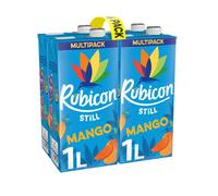 Rubicon Still Mango Juice - Made with Real Handpicked Fruit Mango - Bold and Intense Tropical Juice Drink - Multipack Fruit Juice Cartons - 4x1L