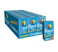 Rubicon Still Mango Juice - Made with Real Handpicked Fruit Mango - Bold and Intense Tropical Juice Drink - Multipack Fruit Juice Cartons - 27 x 288ml