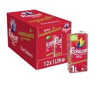 Rubicon Still Pomegranate Juice - Made with Real Handpicked Fruit Pomegranate - Bold and Intense Tropical Juice Drink - Multipack Fruit Juice Cartons