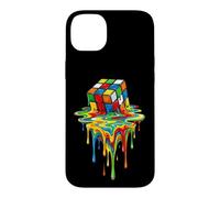 Rubic's Magic Melting Cube Liquid Game, Vintage Case for iPhone 14 Plus