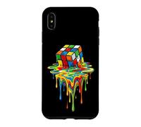 Rubic's Magic Melting Cube Liquid Game, Vintage Case for iPhone XS Max