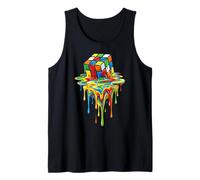 Rubic's Magic Melting Cube Liquid Game, Vintage Tank Top