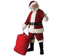 Rubie´s Deluxe Ultra Velvet Santa Suit Adult Costume Standard
