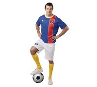 Rubies 1000134L000 Ted Lasso AFC Richmond Soccer Uniform Adult Fancy Dress, Men, Multi, Large, Chest 43" Halloween Halloween