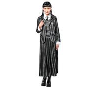 Rubies Wednesday Addams Netflix School Uniform Women's Fancy Dress Costume