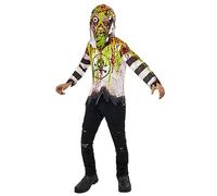 Spooky Skull Toxic Kid Costume Halloween Outfit Great for Boys Girls