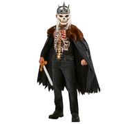 Rubie's 1000232M000 Forum Dead King Costume Shirt, Cape, and Mask/Crown Kids Fancy Dress, Boys, Multi, 6-8 Years Halloween Halloween
