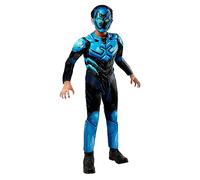 Rubies 1000306M Blue Beetle Deluxe Child Costume Kids Fancy Dress, Boys, Multicolour, 7-8 Years Halloween