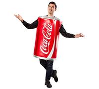 Rubies 1000508 Coca Cola Can of Coke Costume Foam Tunic Adult, Shown, One Size