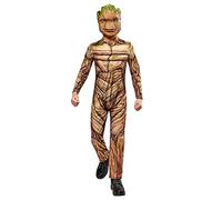 Rubie's 1000633XXS Groot Child Deluxe Costume Kids Fancy Dress, Boys, Multi, Size 3-4 Years Halloween Halloween