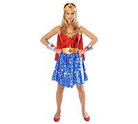 Rubies 1000701M Wonderwoman Adult Costume Fancy Dress, Women, Multicolour, UK 14-16 Halloween Halloween