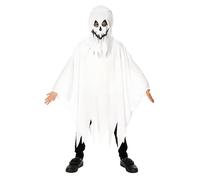 Rubies 1000730XS000 Ghost Kids Fancy Dress, Boys, Girls, Multi, 5-6 Years Halloween Halloween