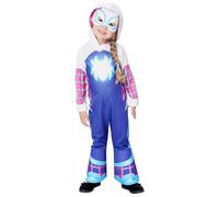 Rubies 1000758-XXS Disfraz Ghost Spider Gid Preschool Costume, Cartoon, Multicoloured, XXS (3-4 años)