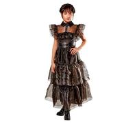Rubies 1000886XL000 Wednesday Rave 'N Dance Costume Addams Adult Fancy Dress, Girls, As Shown, 14-16 Years Halloween Halloween