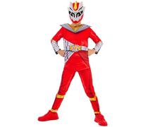 Rubies 1001583S000 Power Cosmic Fury Red Ranger Kids Fancy Dress, 7-8