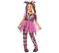 Rubies 1001712XXS000 Harlequin Girl, Kids Fancy Dress, Multi