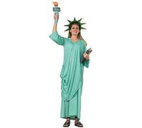 Rubie's 16359_NS Statue of Liberty Costume-Standard-Dress 6-12 4th of July/Patriotic Party Supplies, Green, One Size