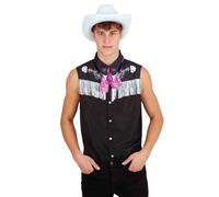 Rubies 2000644 Set Cowboy Ad Ken Costume, Geometric, Black/White, One Size