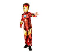 Boys Iron Man Green Collection Marvel Superhero Cosplay Fancy Dress Kids Costume