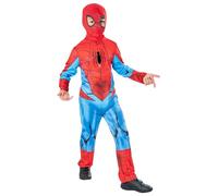 Rubies 3013243-4 Spider-Man Child Costume, Green Collection Kids Fancy Dress, Boys, Multicoloured, 3-4 Years Halloween