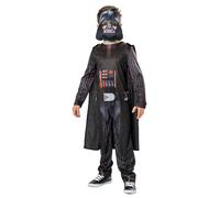 Rubies 3013527-8 Darth Vader Child Costume Kids Fancy Dress, Boys, Black, 7-8 Years Halloween, World Book Day
