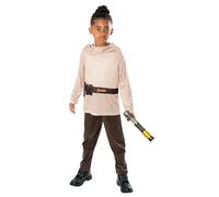 Rubies 3014779-10000 Obi Wan Kenobi with non-light up Lightsaber Kids Fancy Dress, Boys, Multicoloured, 9-10 Years Halloween Halloween