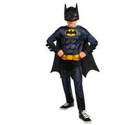 Rubies 3014997-8000 Batman Childs Costume-Age 7-8 Years, Boys, Multicolour Halloween, World Book Day