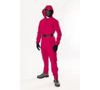 Rubies 301595XS000 Gamer Suit & Mask Adult Fancy Dress, Men, Women, Red, Extra Small Halloween Halloween