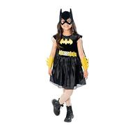 Rubies 3017253-4 Batgirl Deluxe Child Costume Kids Fancy Dress, Girls, Black Halloween