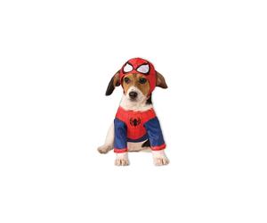 Rubie's 580066S Official Spider Man Pet Dog Costume, Blue/Red, Small