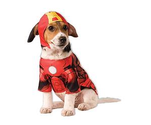 Rubies 580072M Official Iron Man Pet Dog Costume, White, Medium Halloween