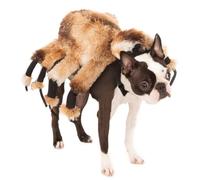 Rubies 580358L Official Giant Spider Pet Dog Halloween Costume, Brown, Large (Neck to Tail 22 Inch, Chest 20 Inch) Halloween