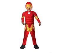 Rubies 620015_TODD Marvel Super Hero Adventures Iron Man Muscle Chest Costume, Cartoon, Toddler