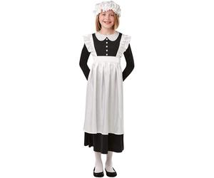 Rubie's 640203 Generic Official Victorian Maid Girls Costume Book W hild Size Ages 9-10 Years, Multicolor, X-Large