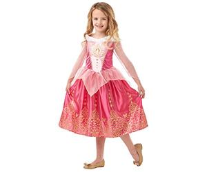 Rubie's 640714L Official Disney Princess Sleeping Beauty Gem Costume, Girls, Large (Age 7-8 Years, Height 128 cm)