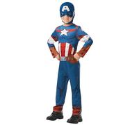 Rubies 640832M Marvel Avengers Captain America Classic Child Costume, Boys, 5-6 years Halloween