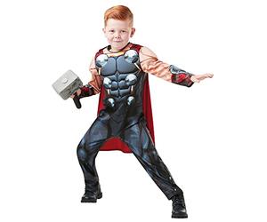 Rubies 640836L Marvel Avengers Thor Deluxe Child Costume, Boys, Large Halloween