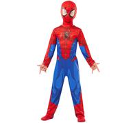 Rubies 640840l Spiderman Marvel Spider-Man Classic Child Costume, Boys, L (7-8 Years/128 cms) Halloween