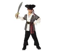Rubies 700924L000 Boy Pirate Costume Kids Fancy Dress, Girls, Multi, Large Halloween Halloween