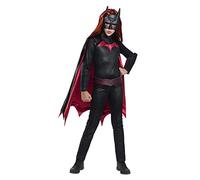 Rubies 701837L Deluxe Batwoman Girls Costume Kids Fancy Dress, Multicolour, 9-12 Years Halloween Halloween