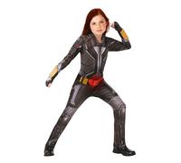 Rubies 702062_L Official Marvel Studios Widow Movie Deluxe Kids Costume, 11-14 Years, Black, Gold, Red, L Halloween