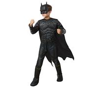 Deluxe Batman Kids Costume Boys Licensed DC Superhero Fancy Dress