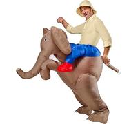 Rubies 74854 Ride-on Elephant Inflatable Costume Adult, Shown, One Size
