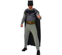 Rubies 820960-M Batman Adult Costume, Solid, Black/White, M